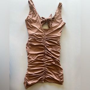 Blush rose midi dress